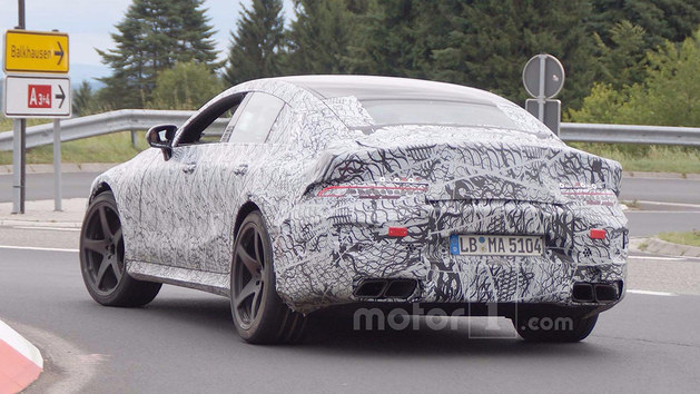 曝梅赛德斯-AMG GT四门版谍照 805马力!