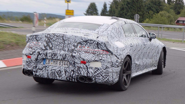 曝梅赛德斯-AMG GT四门版谍照 805马力!