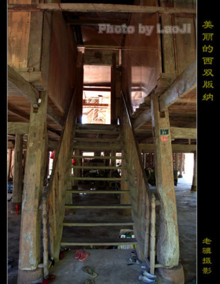 傣家竹楼内部景观 傣家竹楼内部景观
