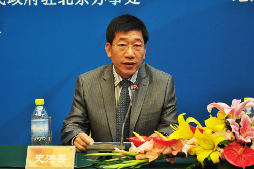 中宝协副会长史洪岳。中国网记者 田川 摄.JPG 中宝协副会长史洪岳。中国网记者 田川 摄.JPG