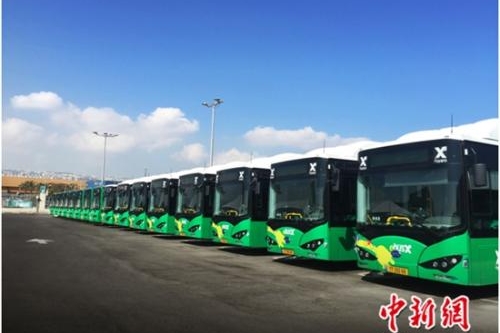 比亚迪打造以色列首支纯电动大巴车队