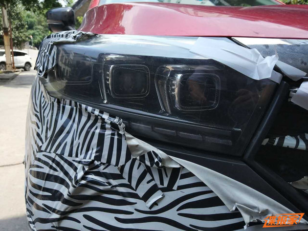 传祺新款GS4谍照 配LED大灯/全新中控屏