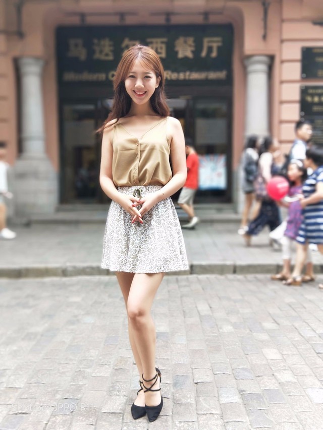甜美小清新闪爆眼球 哈尔滨可爱女生图