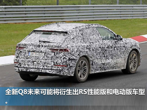 奥迪全新Q8路测谍照再次曝光 明年正式发布-图3