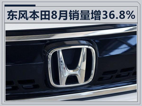 东风本田8月销量大涨36.8% 完成六成年销目标-图1