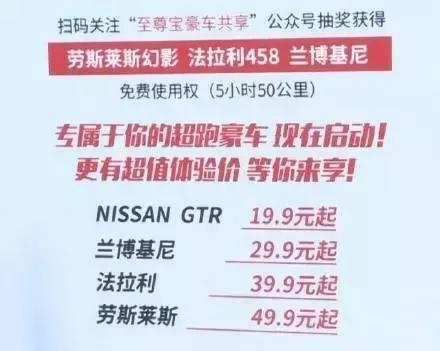 骑共享单车的钱就能开上法拉利，开上超跑不是梦！