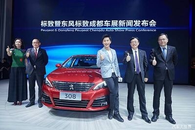 东风标致308荣耀领衔 东风标致领跑成都车展