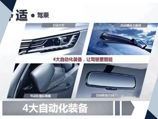 上汽荣威新SUV-RX3配置曝光 搭4大自动化装备-图2