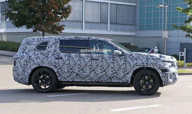 奔驰全新GLS路试谍照曝光 2019正式亮相