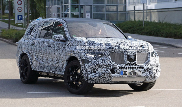 奔驰全新GLS路试谍照曝光 2019正式亮相