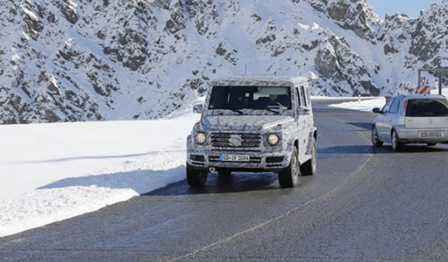 2017法兰克福车展 奔驰全新G级谍照曝光