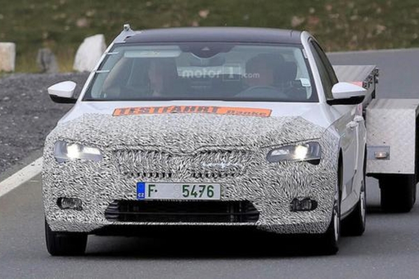 斯柯达新速派谍照曝光 最早2018年亮相