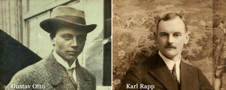 ▲奥托(左)和拉普(右),BMW的两位元老