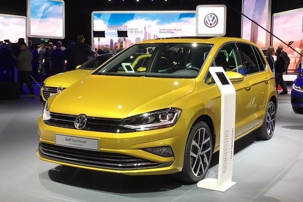 2017法兰克福 新款高尔夫Sportsvan亮相