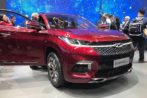 2017法兰克福车展 奇瑞EXEED TX首发亮相