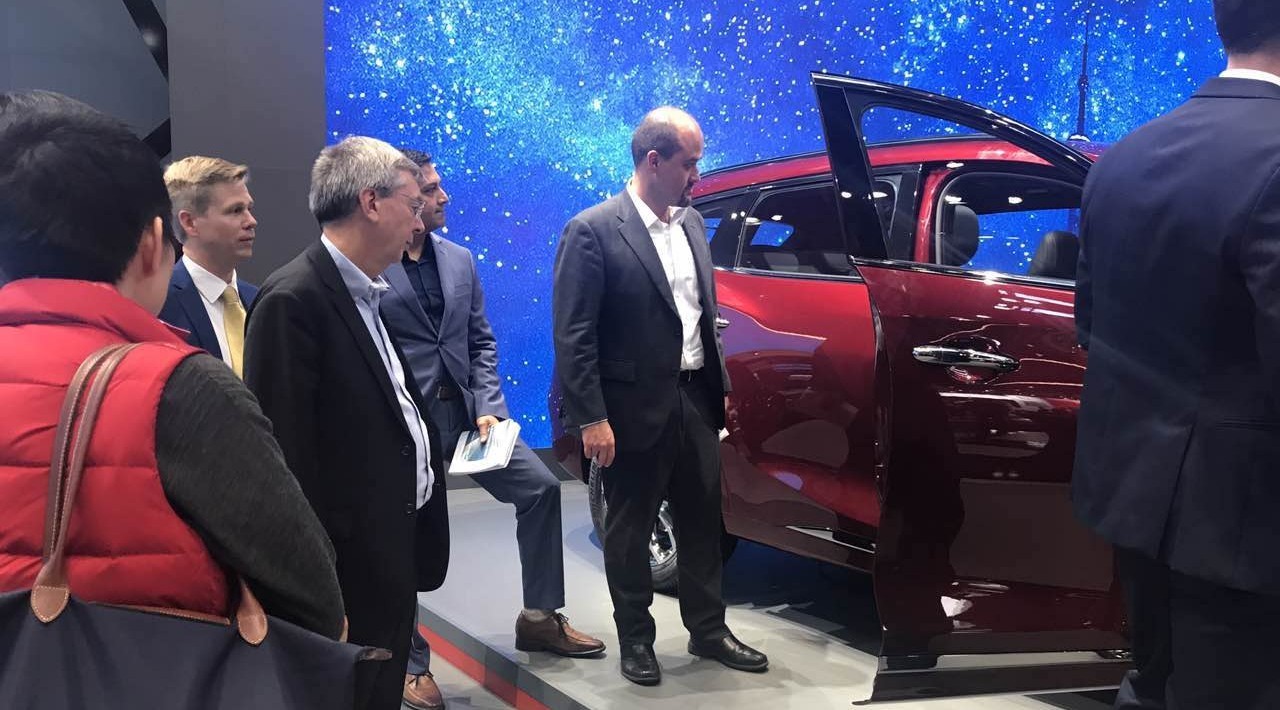 奇瑞EXEED法兰克福车展引发欧洲记者惊叹