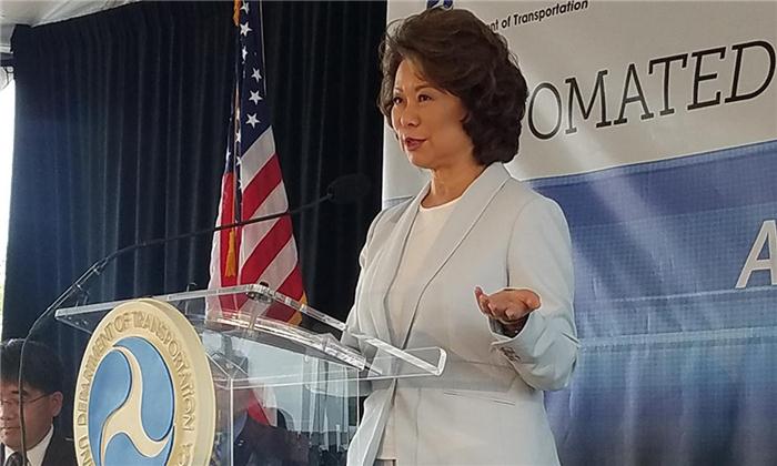 政策,美国自动驾驶政策,美国交通部赵小兰 政策,美国自动驾驶政策,美国交通部赵小兰