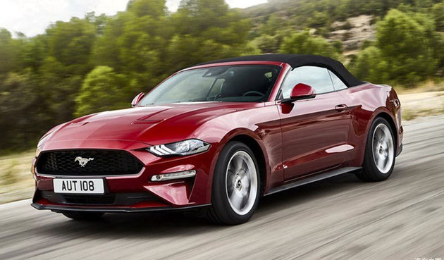 福特新款Mustang敞篷版官图 造型更优雅