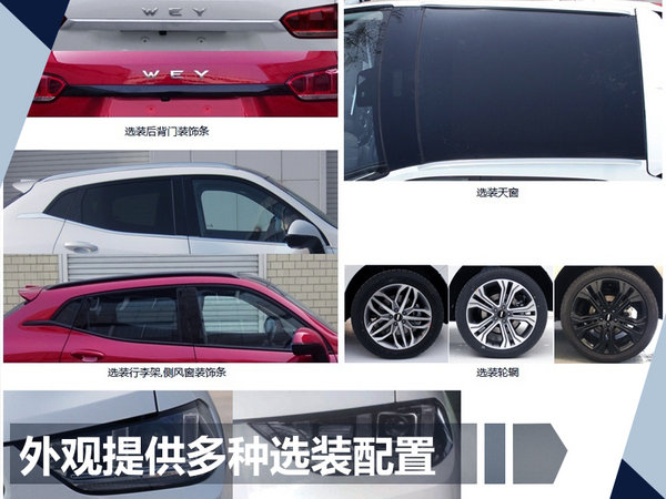 长城WEY VV5新车型实车曝光 选装配置丰富-图4