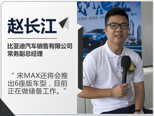 比亚迪宋MAX将推6座版 搭2.0L/纯电/插混动力-图2