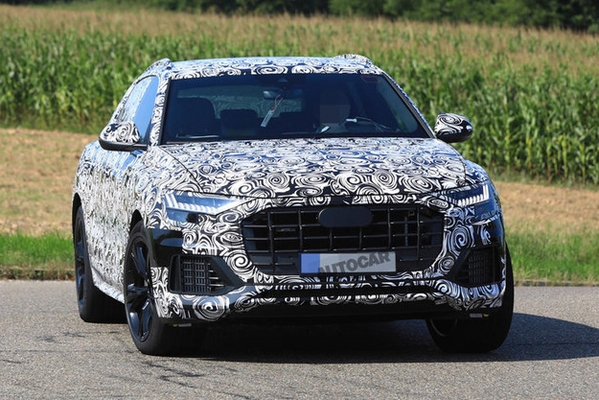 奥迪SQ8谍照曝光 瞄准宝马X6 M明年亮相