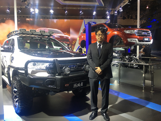 福特撼路者亮相成都车展 硬派SUV风姿横扫全场