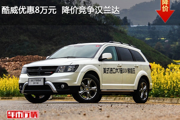 酷威优惠8万元  降价竞争汉兰达