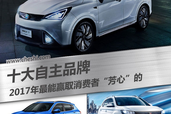 2017年自主品牌用户满意度出炉 最高提升9位