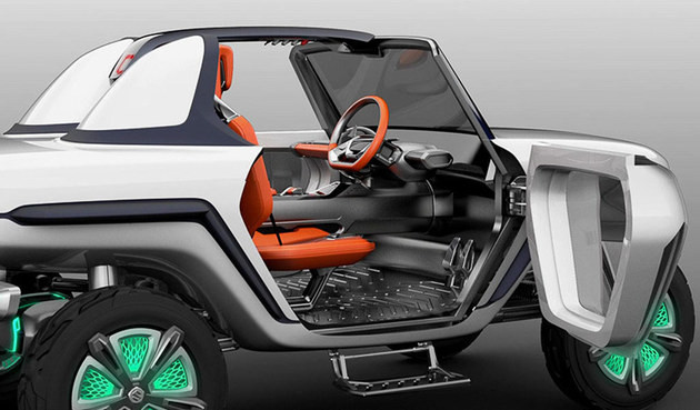 铃木e-Survivor概念车官图 纯电动SUV