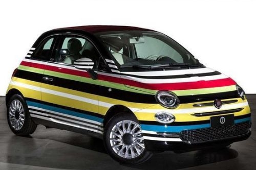 菲亚特500C特别版官图发布 配色跳跃