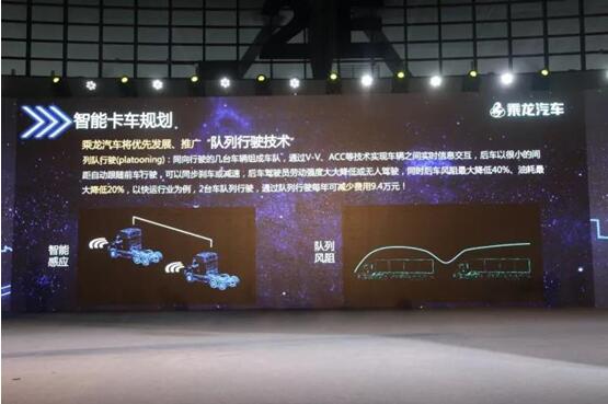 高端长头重卡乘龙T7荣耀上市 引领智能卡车新时代