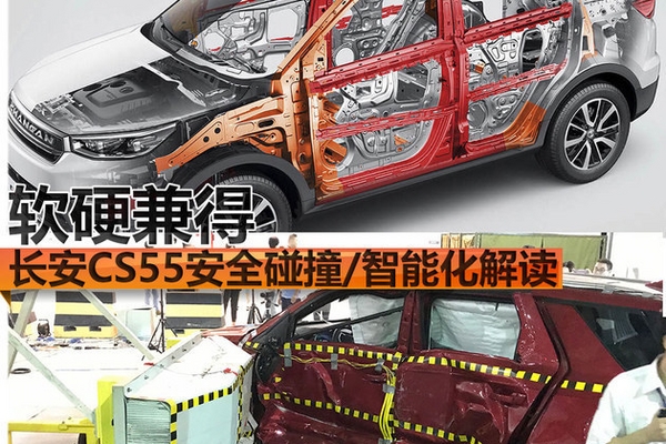 软硬兼得 长安CS55安全碰撞/智能化解读