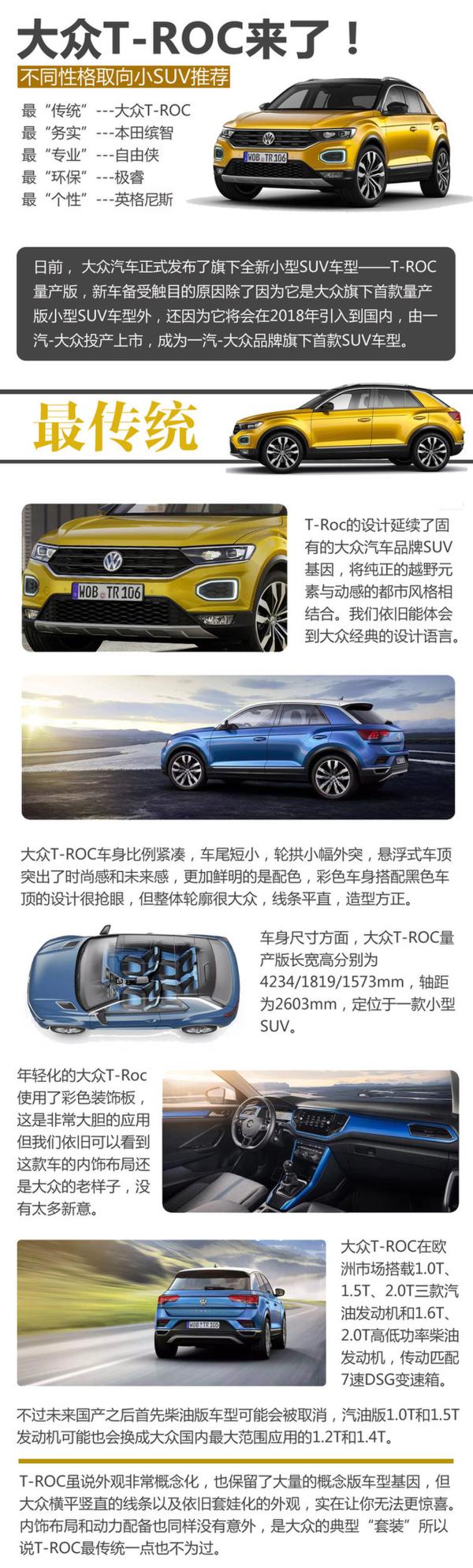 务必突出性格 几款小SUV的生存哲学