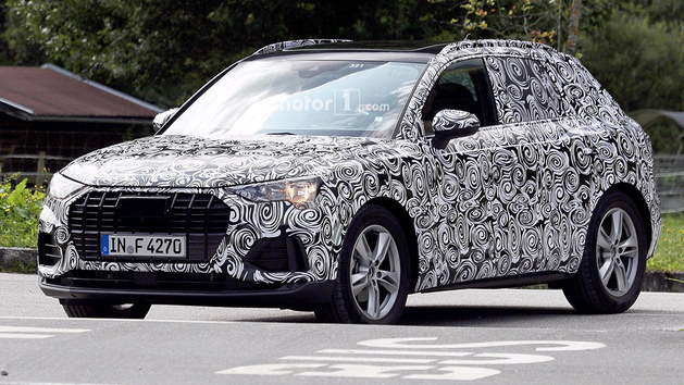 奥迪全新Q3测试谍照曝光 空间得到增加