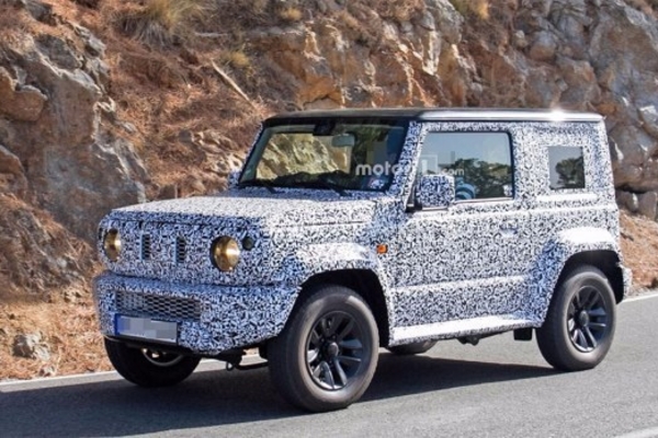 全新吉姆尼路试谍照 有望将于10月亮相