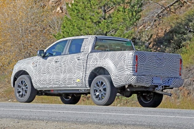 福特全新Ranger谍照曝光 或2018年亮相