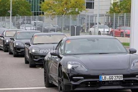 高回头率的轿跑，首度曝光保时捷Mission E纯电汽车量产版谍照