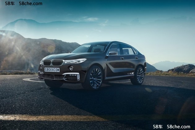 宝马全新X8假想图 或定位大型轿跑型SUV