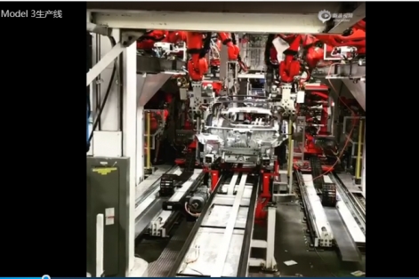 马斯克:每一辆Model 3都是在生产线上生产的