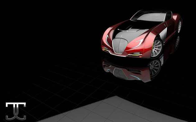 曝美国Godsil超跑概念图 搭载V16发动机