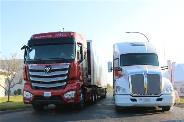 点击打开原图 福田汽车美国发现之旅:久闻不如一见,发现中美超级卡车一致性