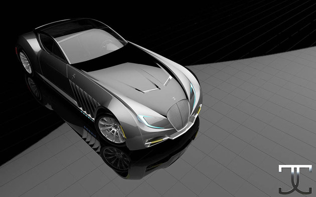 曝美国Godsil超跑概念图 搭载V16发动机