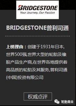 2017年汽车轮胎满意度排行