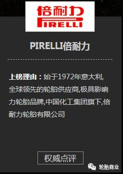 2017年汽车轮胎满意度排行