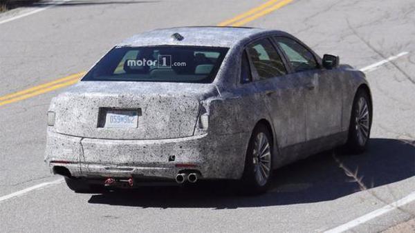 前脸升级 凯迪拉克新款CT6路试谍照曝光