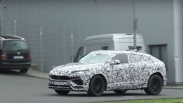 兰博基尼Urus再曝谍照 发动机声音似AMG