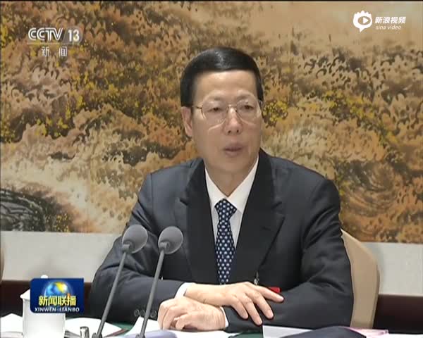 张高丽参加党的十九大陕西省代表团讨论