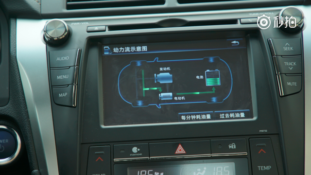 混动车怎么开最经济？凯美瑞车主你看动力示意图了吗