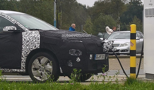 曝现代KONA EV纯电动版谍照 2019年上市