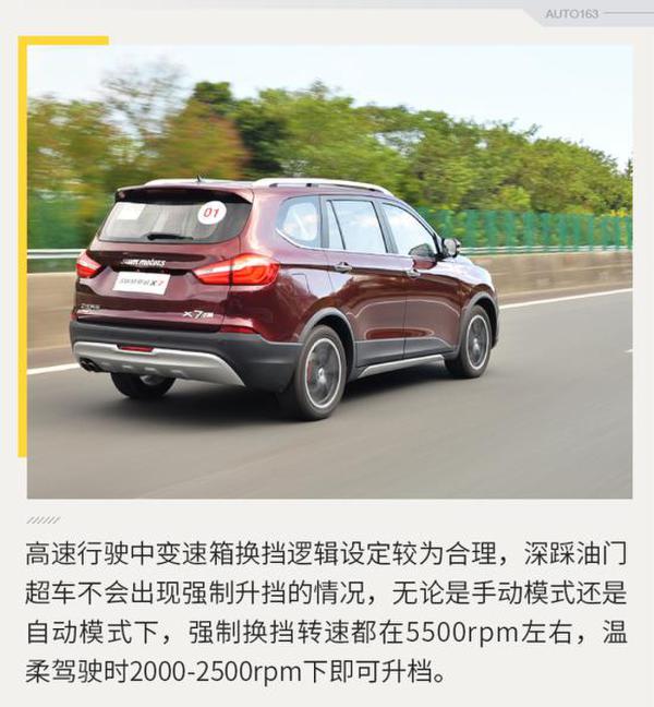 行驶品质提升 网易汽车试驾斯威X7自动挡